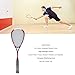 POENVFPO Squash Racket, Lightweight Beginner Squash Racket Carbon Training Squash Racket for Gym Park School ()