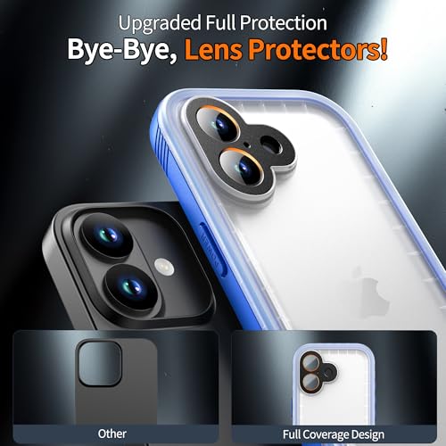 Cozycase TOP Military IP68 Waterproof Case for iPhone 17 - Heavy Duty 360 Shockproof Full Body with Screen Camera Protector Double Water Dust Drop Proof Hard Rugged Tough Bumper Front Back Cover Blue by Cozycase - Image 3