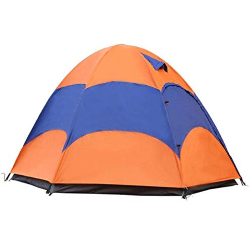 Tente à dôme automatique hexagonale pour 3 à 5 personnes