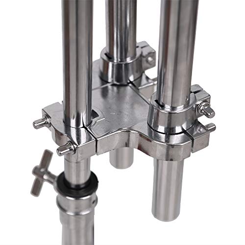 Soporte Doble Para Tom y Platillo con Pedal Ajustable miniatura 4