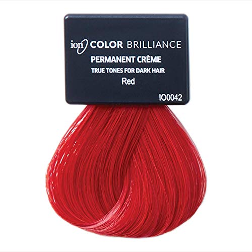 Ion True Tones For Dark Hair Permanent Crème Hair Color Red Red #TOP2