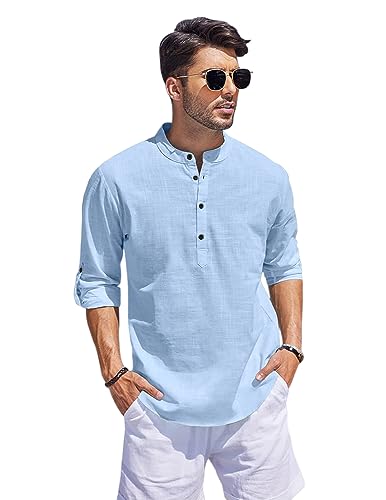 Image of Bellstone Kurta for Man | Men's Trendy Short Kurta | Shirt for Man | Men's Casual Shirts | Kurta Wedding for Men | Stylish Full Sleeve Shirts | Mandarin Collar Short Kurta for Men