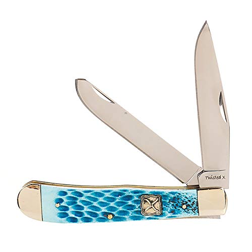 Twisted X Blue Bone Trapper Knife