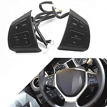 Car Cruise Switch,for Suzuki Vitara 2016-2018,Steering Wheel Button Control Switch