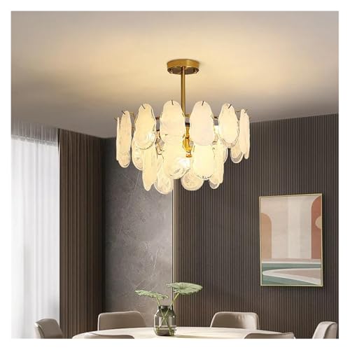 Lampe suspendue changeable 2 niveaux pour grand salon