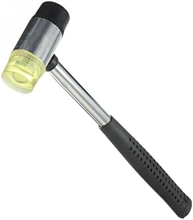 Double-Faced Soft Mallet Dia. 25mm - Rubber Hammer for Leathercraft Home Improvement