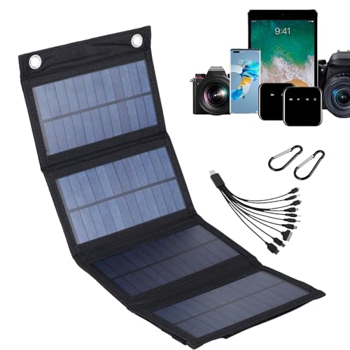Kit De Paneles Solares, Paneles Solares para Acampar, Panel Solar Impermeable IP65 para Acampar,...