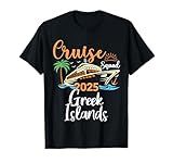 Escuadrón de cruceros de las Islas Griegas 2025 Coincidencia de vacaciones familiares Camiseta