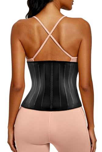 Image of ECOWALSON Waist Trainer for Women - 9 /25 Steel Bones & Additional Extender Cincher Corset for Hourglass body Shaper