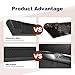 Perfit Liner 6.5 inches Running Boards & Side Steps for 2018-2025 Jeep Wrangler JL 4-Doors Nerf Bars Step Bars Step Rails Black