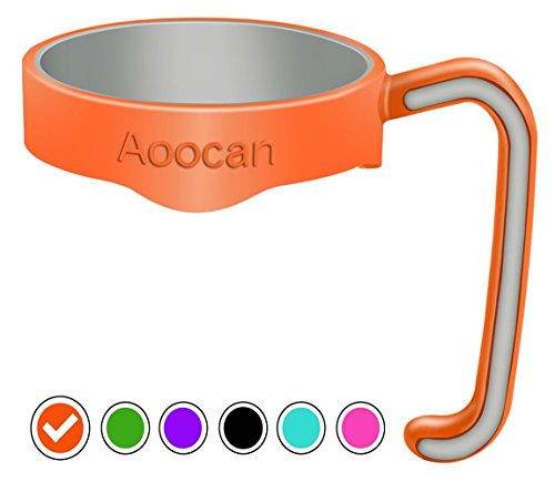 Aoocan Handle for Yeti Rambler 20 oz Tumblers, Rtic, Sic Cup Ozark Trail and more Tumbler mug (Orange) Aoocan Handle for Yeti Rambler 20 oz Tumblers, Rtic, Sic Cup Ozark Trail and more Tumbler mug (Orange)