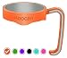 Aoocan Handle for Yeti Rambler 20 Oz Tumblers, Rtic, Sic Cup Ozark Trail and More Tumbler Mug, Orange