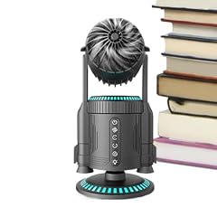 Generico Tischventilator - Verstellbarer Tischventilator | Leise 5000 U/min Mit Leichtem, Rotierendem Luftzirkulator In Raketenform Zur Kühlung Am Arbeitsplatz, Zu Hause, In Der Schule, Im Wohnzimmer