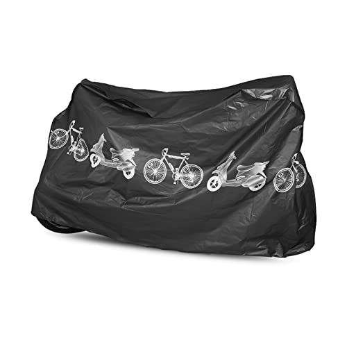 Telo Copertura Bicicletta Universale 210x100cm Impermeabile Nero