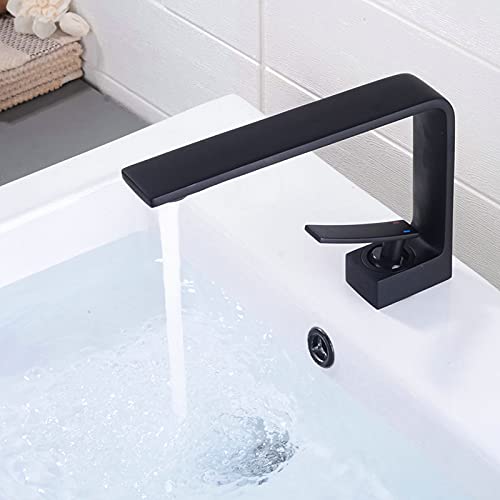 Robinet d'évier carré pour salle de bain au-dessus du comptoir design