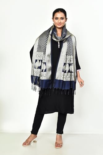 Banarasi Dupatta for Women, Shawl Scarf Wrap Chunni2
