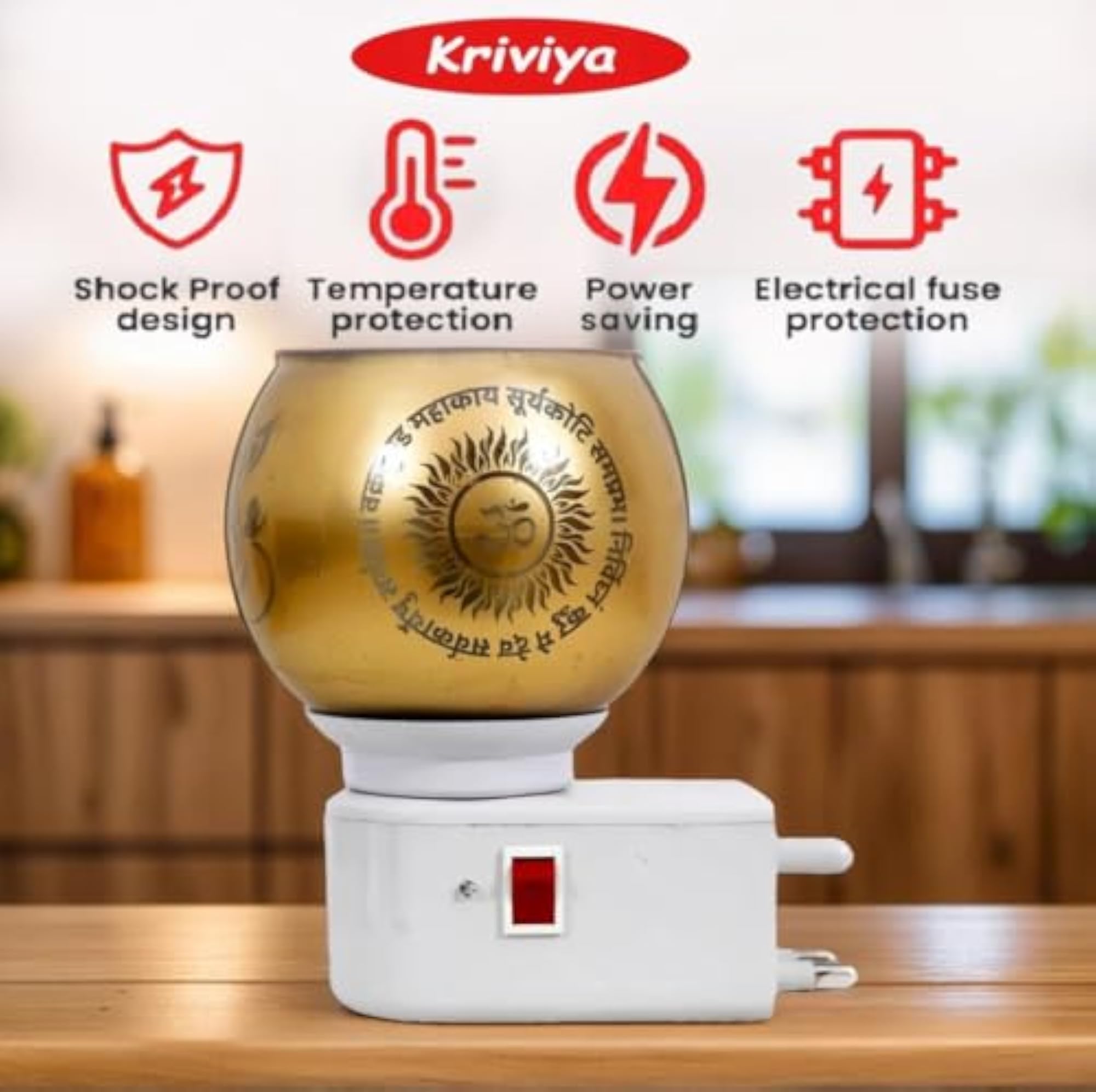 Electric Camphor Diffuser Burner, Multi Functional