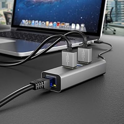 KabelDirekt Network Cable 10Gbps, for Maximum Fiber-Optic Internet Speed 25ft, Available in 1-100ft Ethernet & LAN Cable for Gigabit Networks, Router/Modem, RJ45 (Black/Blue)