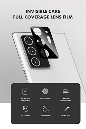 Military Grade Protective Case For Samsung Galaxy Note 20,Anti Scratches Mobile Phone Camera Lens Protector Tempered Glass And 9H Tempered Glass Screen Protector Bundle (Blue) #TOP1