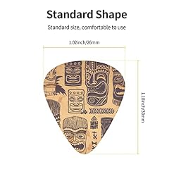 Lot de 12 médiators vintage Aloha Tiki fins moyens et lourds pour guitares acoustiques électriques - Les Beatles, Paul McCartney, John Lennon, RIngo Starr, George Harrison Lot de 12 médiators vintage Aloha Tiki fins moyens et lourds pour guitares acoustiques électriques – Image 4