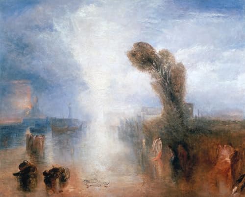 Tableau d'art abstrait Turner pour habiller un mur vide de salon 60x90cm