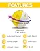 Tarutaru 20 Pack Plastic Practice Balls for Baseball & Softball - Soft Ball for Baseballs Hitting, Pitching, Batting Training, Lightweight Hollow Limited Flight Indoor & Outdoor Sport Diameter 2.83in