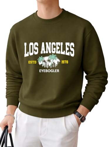 Image of Noble Monk Men's Round Neck Sweatshirt | Casual Long Sleeve Pullover | Regular Fit Winter Wear Top | Stylish Daily Outerwear