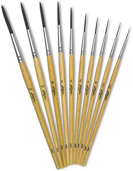 Kafka Design Scriptliner Brush Set - Set of 10
