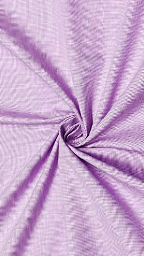 Image of JHABAK'S Unstitched Polycotton Giza Cotton Shirt Fabric For Men - Combo Pack of 2-1.60m Shirt Cloth Piece - 58 inch Width