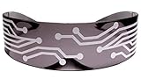 Bionic Cyborg Robot Tron Cosplay Party Rave Costume Futuristic Black Sun Glasses