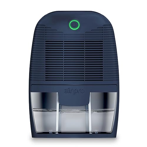 Air Pro Deshumidificador 600 ml portátil, compacto e silencioso - mini desumidificador de ar para casa, escritório, garagem, caravana e otano removedor de mofo elétrico