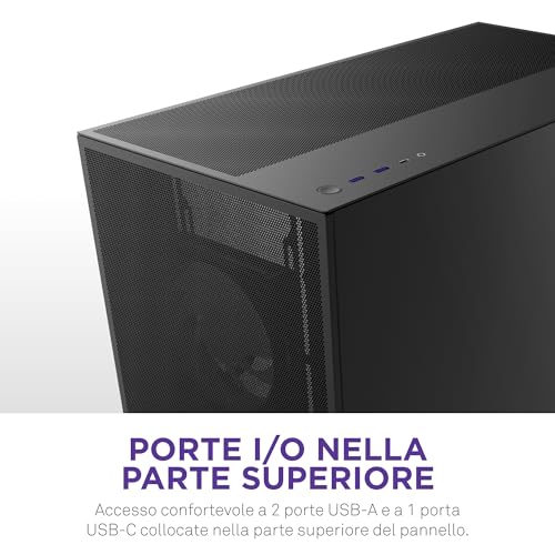 H7 Flow | Case Airflow ATX mid-tower | 3 ventole 120mm sul fondo per raffreddare la GPU | 3 ventole 120mm anteriori | Supporto anteriore radiatore da 420mm | Gestione cavi | Nero - Case PC - Immagine 7