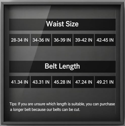 VANNANBA Belt for Men, Leather Ratchet Belts with Automatic Slide Buckle for Gift Box3