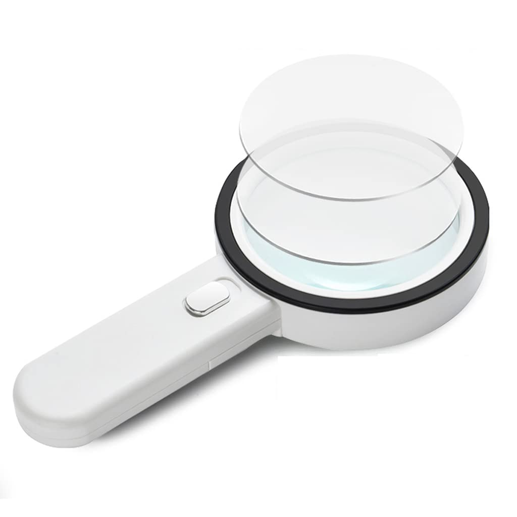 Loupe portative 40x anti-chute pour la lecture autonome des aînés