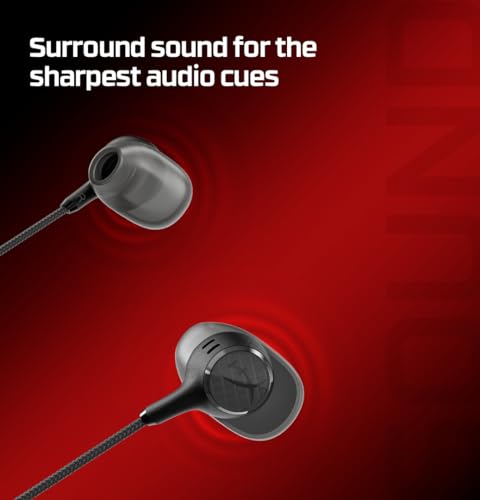 Image of HyperX Cloud Earbuds III S Black - Wired Earbuds, PC; Nintendo Switch; Console Controller, Dynamic; 14.3 mm Driver, Silicone Ear Tips, Black, (BN7S1AA)