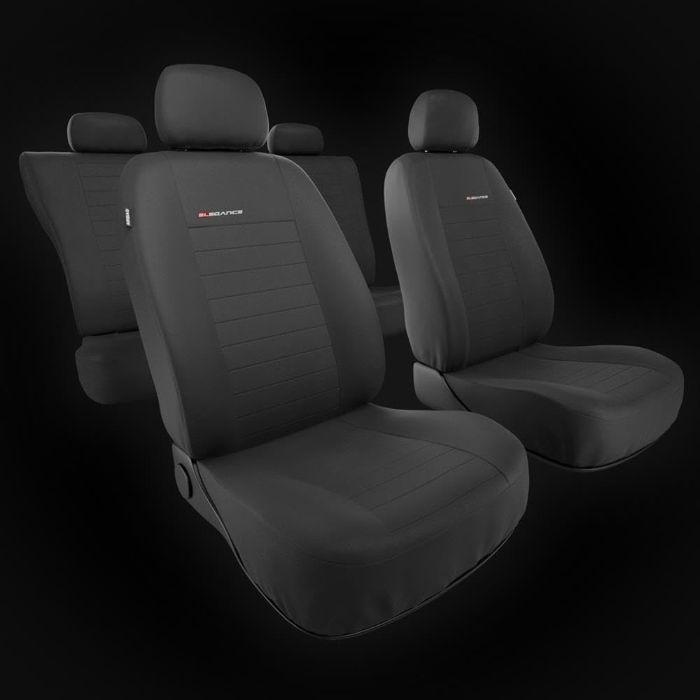 Mossa Coprisedili compatibili con Volkswagen Passat B4, B5, B6, B7, B8, B9 ( 1993- ) - fodere sedili auto - set coprisedili auto universali - UNE-2