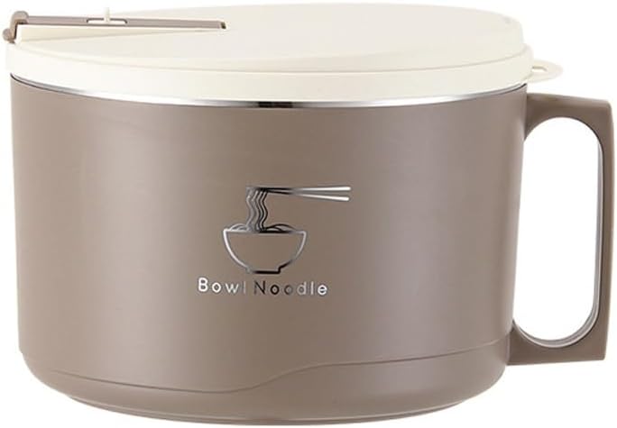 Stainless Steel Instant Noodle Bowl Dormitory Cup Household Rice Cafeteria Large Lunch Box