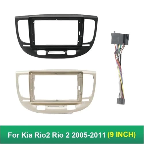 Couvercle de MP5 KIA Rio 2 2005-2011 pour intégration console 9 pouces - 2