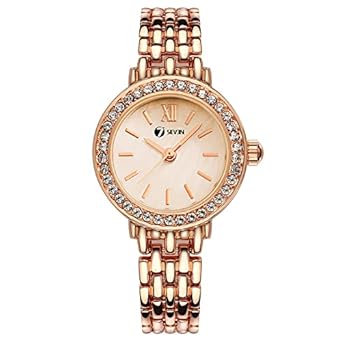 7-seven Wrist Watches for Girls Women Watches Women Latest in Fashion Women Ladies Watch Analogue Gold Dial Womens & Girls Watch