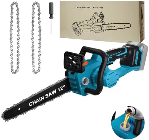 Motosierra eléctrica con batería de 12 pulgadas para Makita 18 V,...