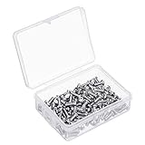 LKK-KK 100Pcs Metric M3 304 Edelstahl A2 Rundkopf Hex Zylinderschraube Schraube (Größe: M3 * 6)