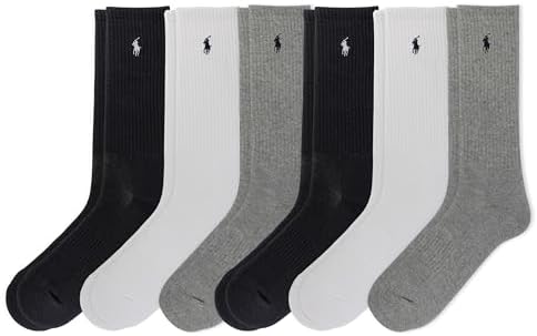 Polo Ralph Lauren Men's 6-Pack Crew Sock