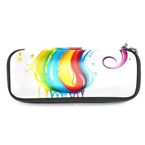 Astuccio astuccio estetico goccia e arcobaleno per matite