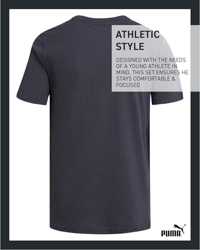 Image of PUMA Boys T-Shirts Athletic Crewneck Short Sleeve Tees (Sizes S-XL)