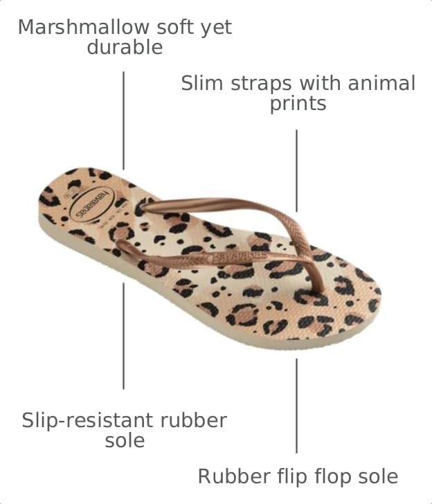 Image of Havaianas Women's Slim Animals Flip Flops