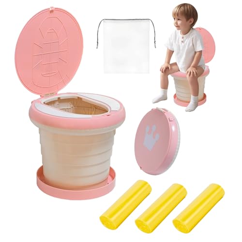 Image of Portable Potty for Toddler,Travel Potty Seat for Toddler,Travel Toilet Kids