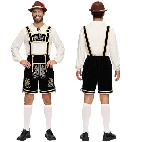 Spooktacular Creations Men’s German Bavarian Oktoberfest Costume Set for Halloween Dress Up Party and Beer Festival