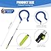 Maksone Volleyball Spike Trainer - Adjustable Length Volleyball Hitting Trainer, Durable and Portable Volleyball Training Equipment for All Ages