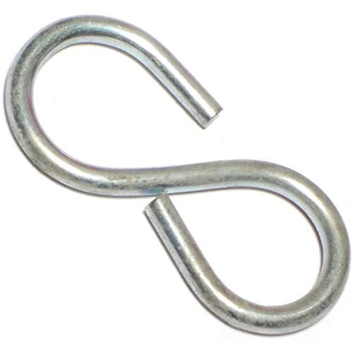 Hard-to-Find Fastener 014973156374 S Hooks, 2-1/8, Piece-12