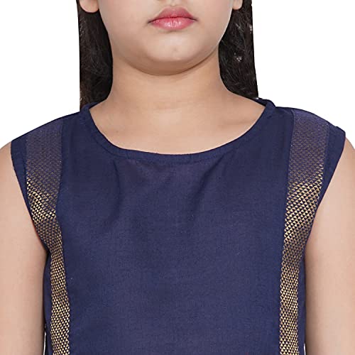 Image of Bitiya By Bhama Girl's Cotton Blend Kurta & Palazzo